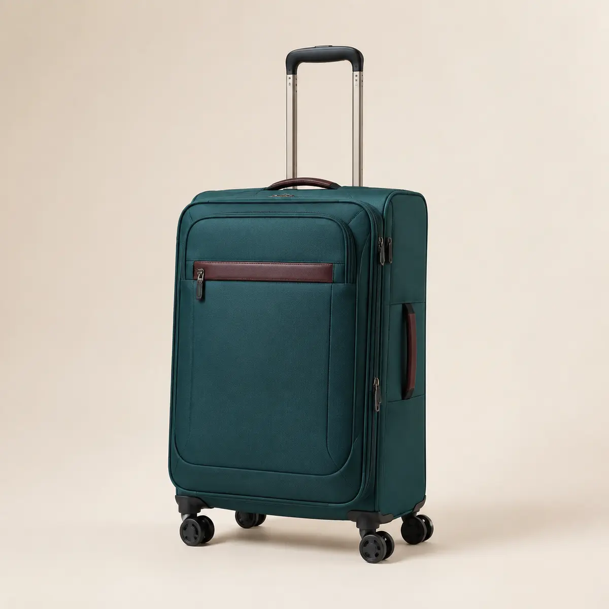 Medium suitcase ready for shipping